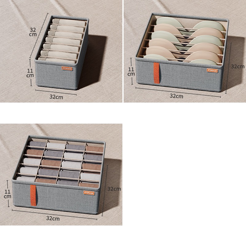 Multifunctional compartmentalized storage box