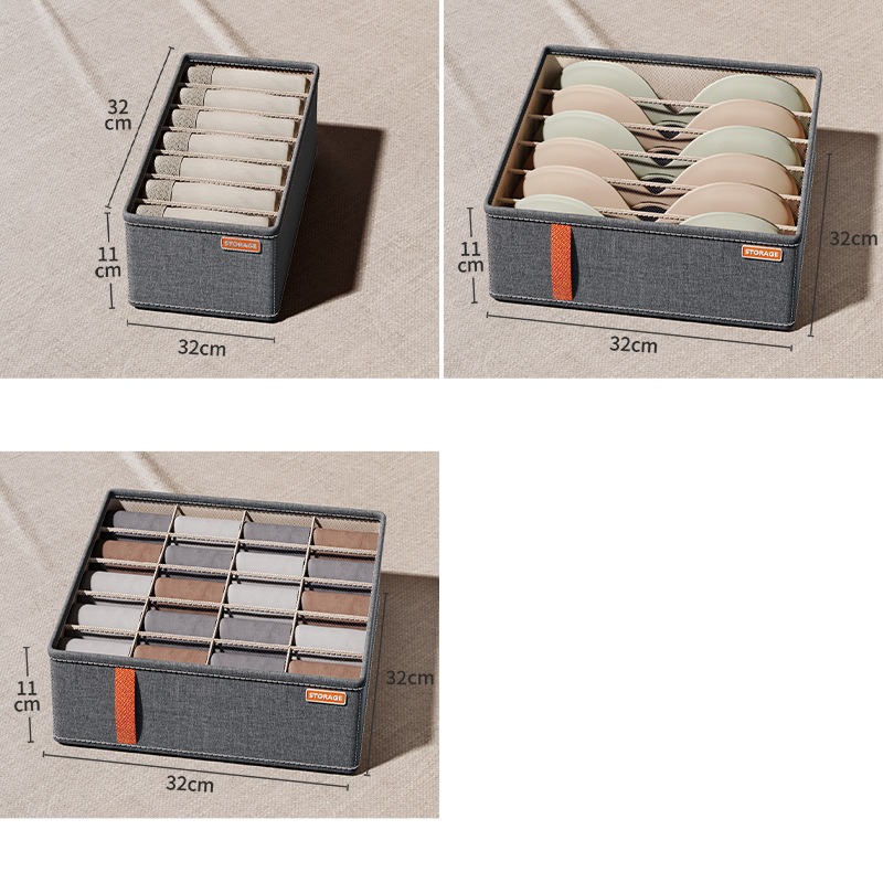 Multifunctional compartmentalized storage box