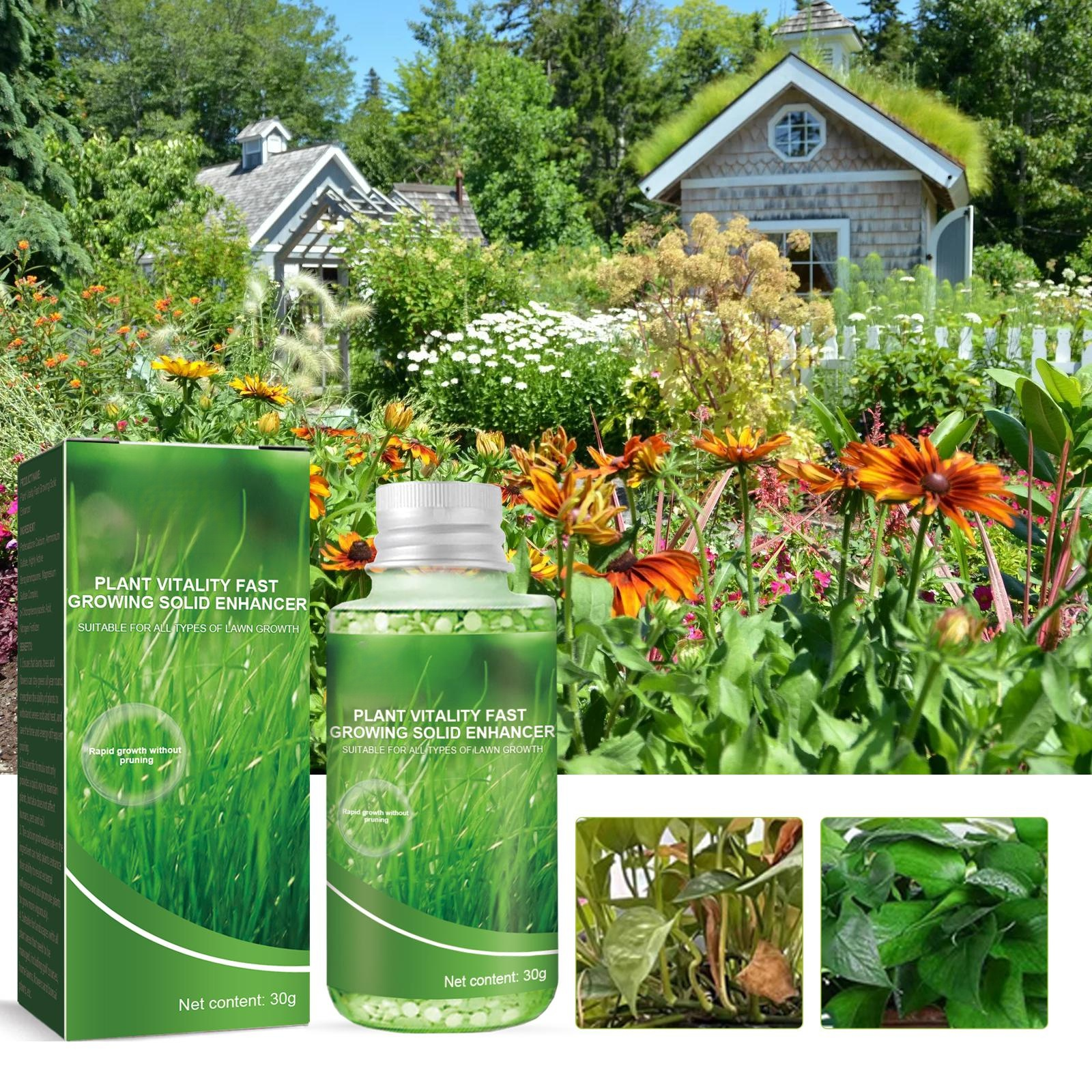 Plant fertilizer for green leaf and root growth