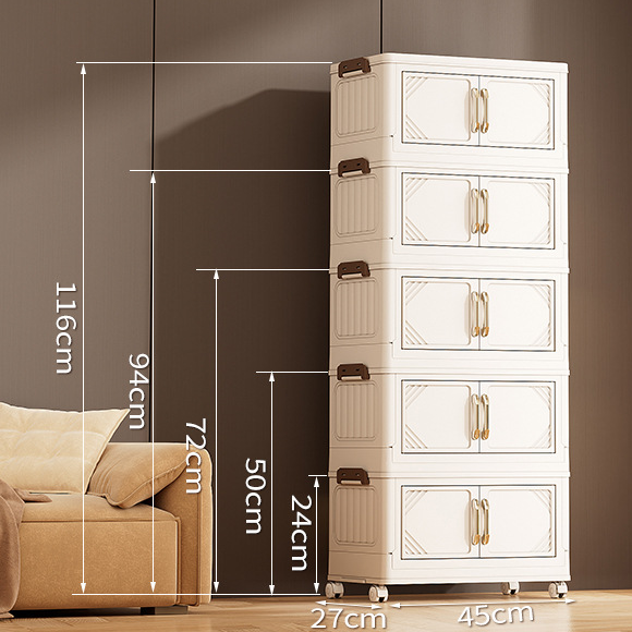 【Kein Werkzeug nötig】Premium Faltschrank ❤️ Stabil, geräumig & 100% schadstofffrei!