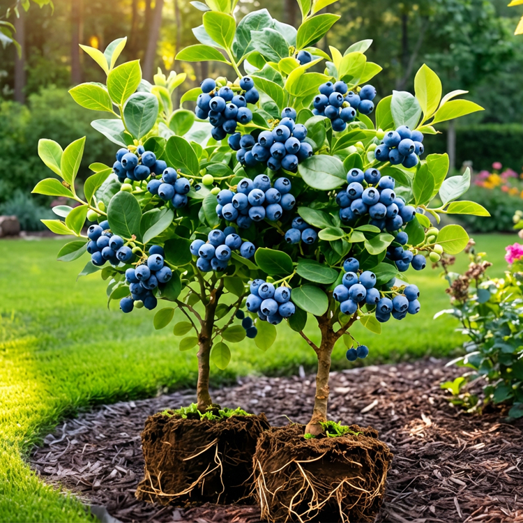 Premium Mosel XXL Blaubeerstrauch | 10kg Ernte | Winterhart bis -30 Grad | Bio Balkonpflanze 🫐🌿