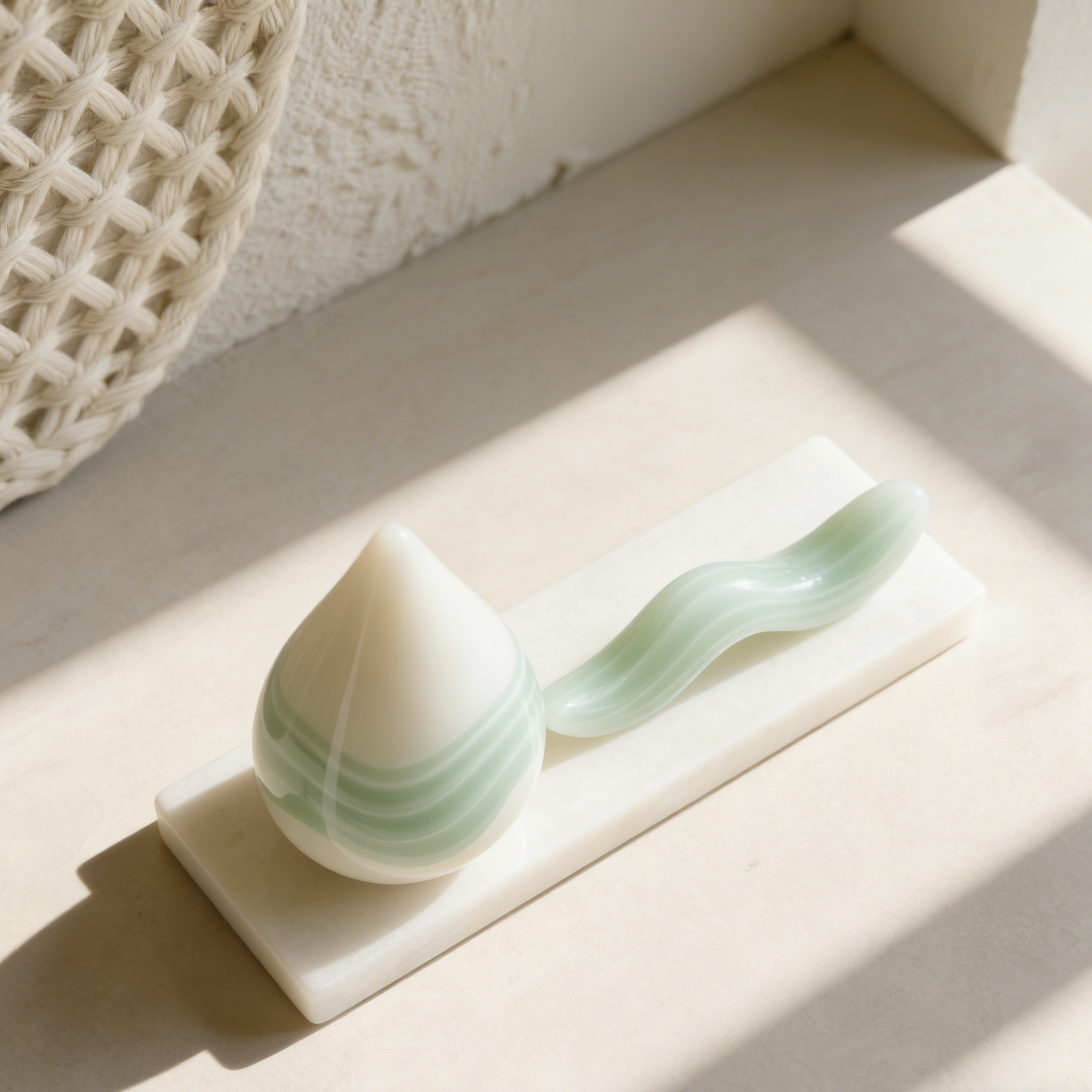 Presse-papier en céramique en forme de goutte d’eau