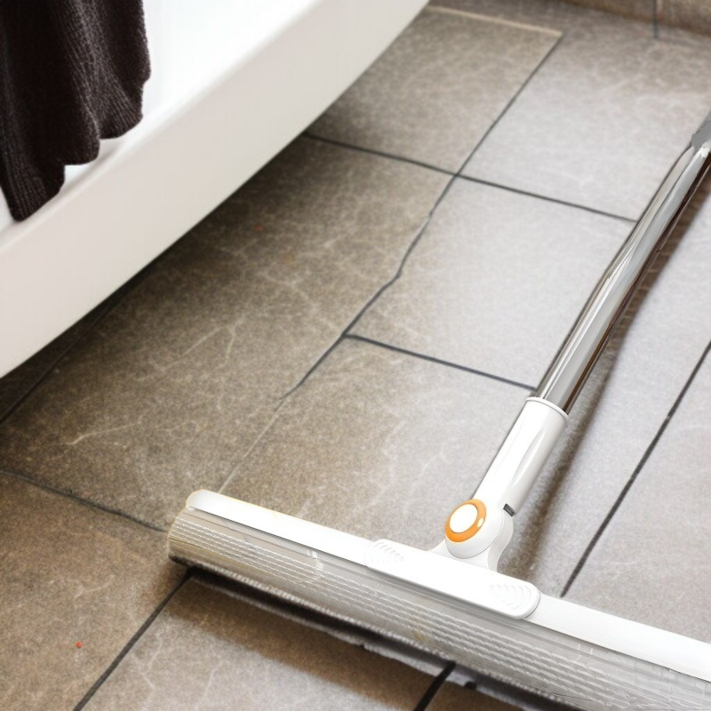 Fourinone broom wiper removing dust and debris