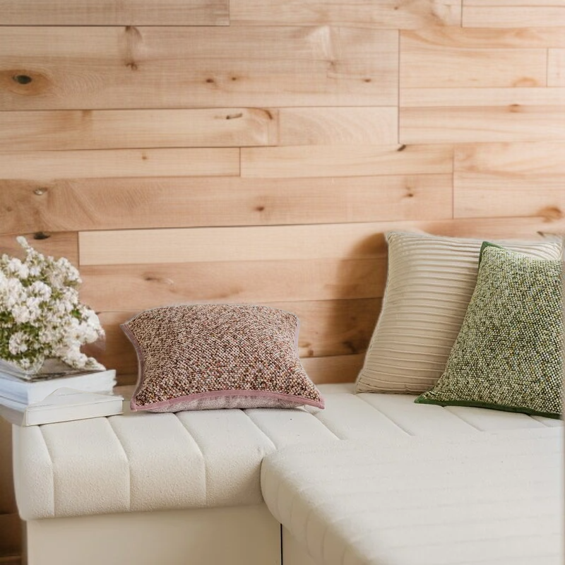 Luxury square pillow for hotel chair and sofa