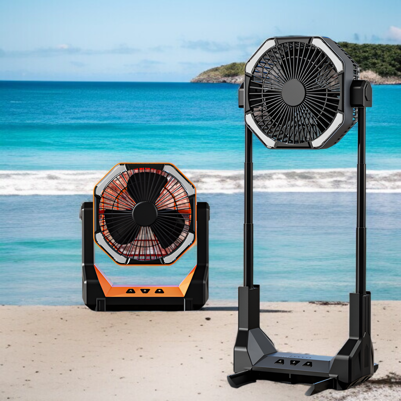 Tragbarer Ventilator mit Lithium-Batterie für Angeln