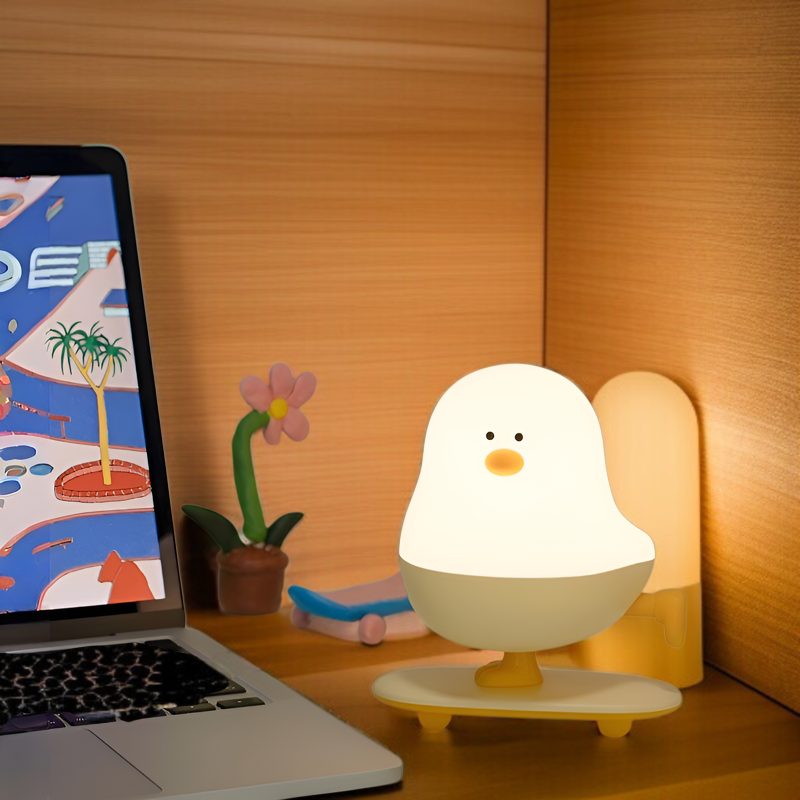 Décoration animale avec veilleuse poulet