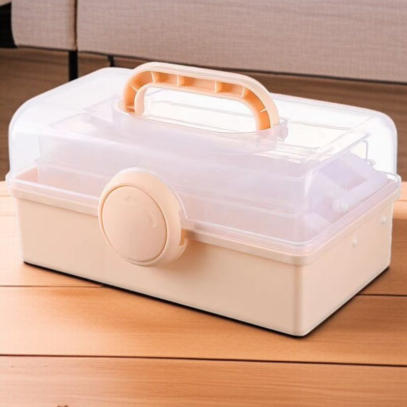 Portable storage box for sewing accessories