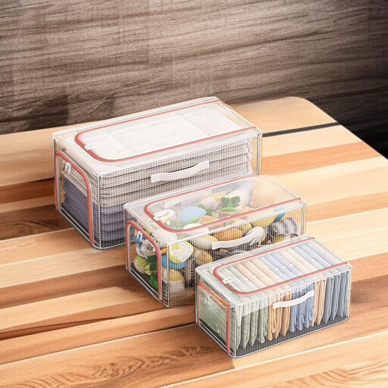 Stapelbare PVC Mesh Box für Kleidung