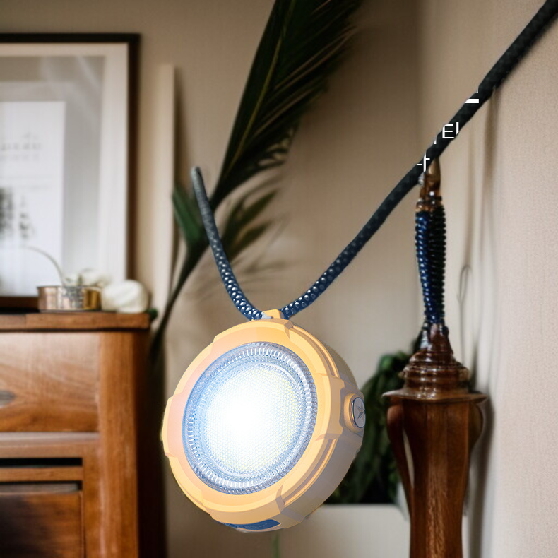 Lampe de tente solaire compacte et légère