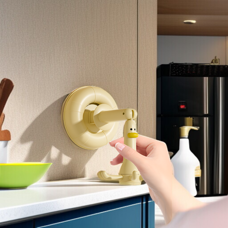 Saugnapf Fischregal für platzsparende Küchenorganisation