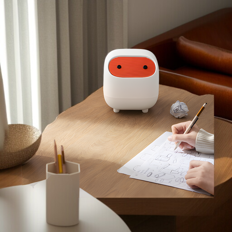 ミニ収納ボックスとしても使えるデスクゴミ箱