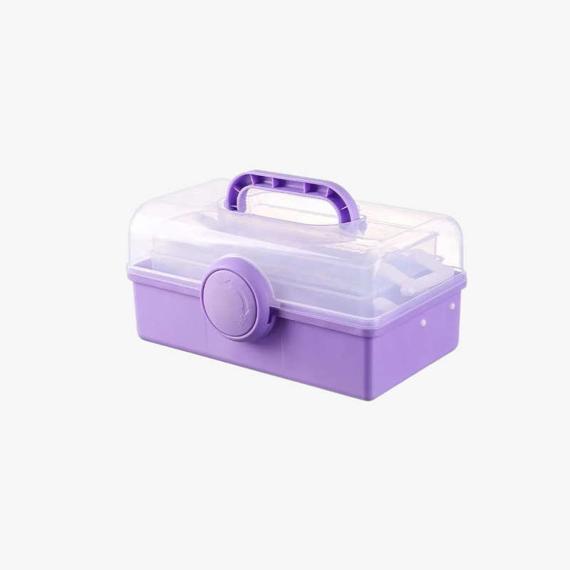 Multipurpose sewing supplies organizer box