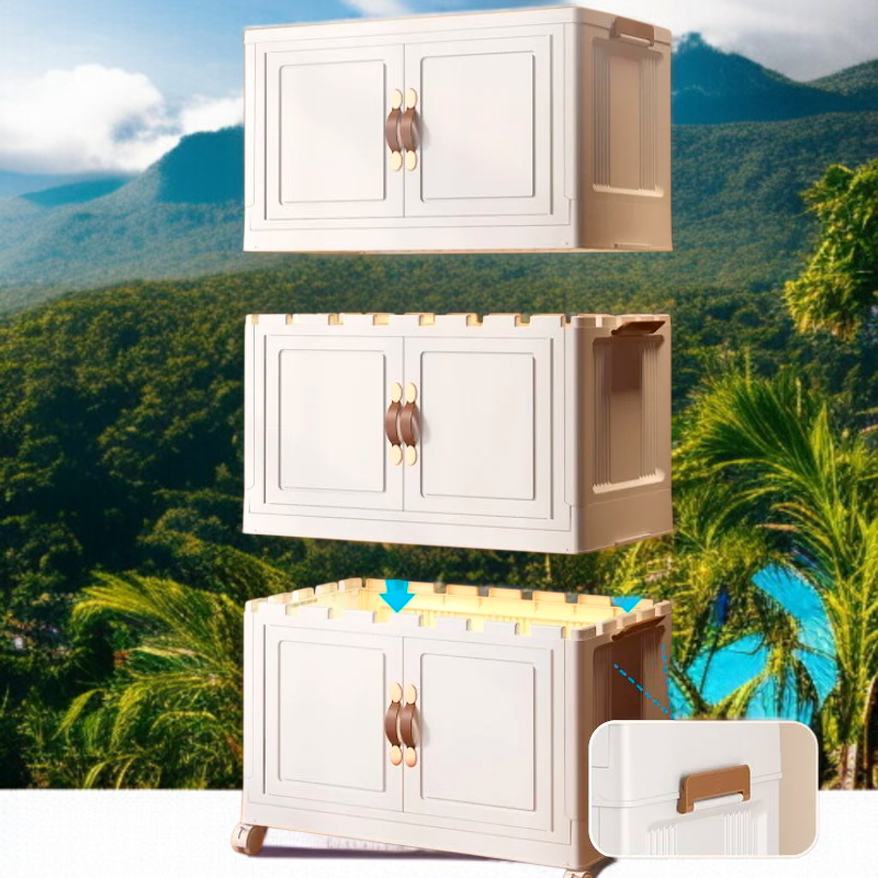 Space-saving folding organizer for home or office