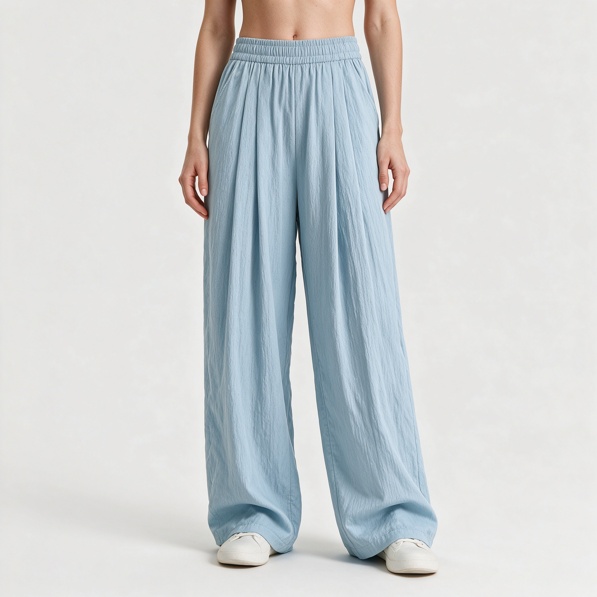 ❄️ Ice Silk Cooling Wide Leg Pants | Instant Chill | 3D Leg Sculpting  | Ultra Stretchy Waistband | Zero See-Through 👖