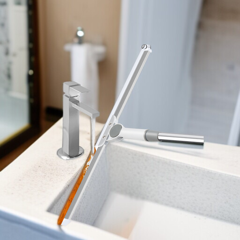 家庭用収納式フロアモップのコンパクト収納