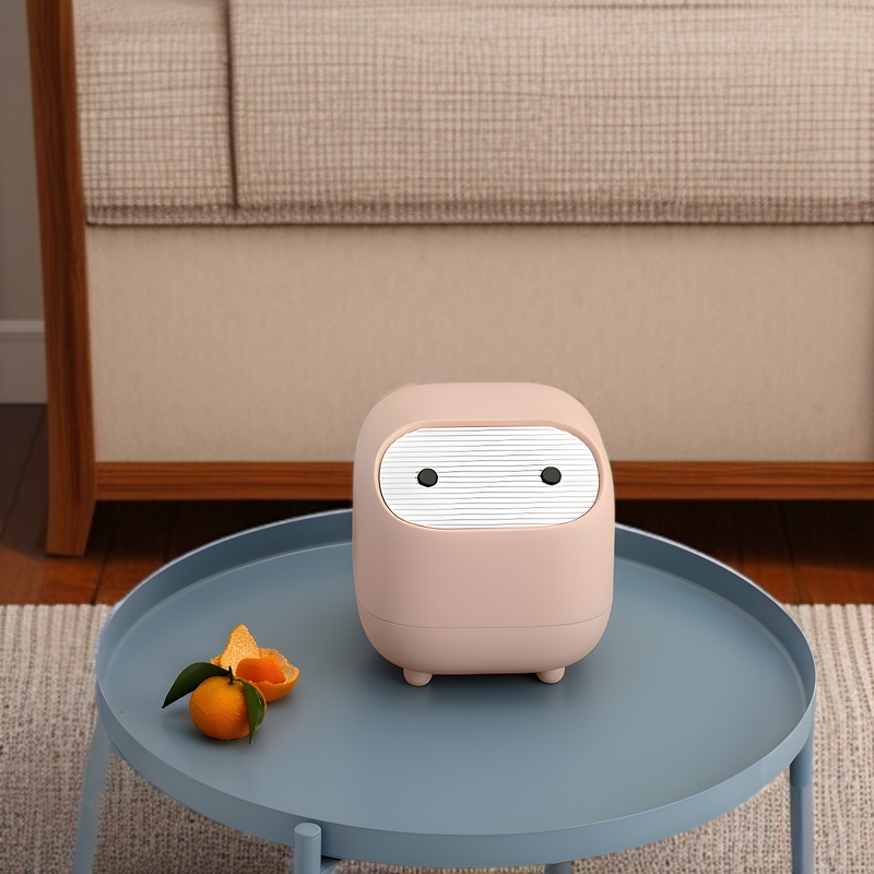 プッシュ式で簡単に開閉できるゴミ箱