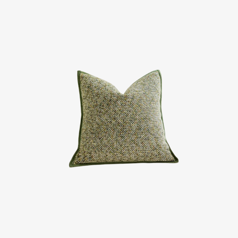 Customizable solid color square woven cushion for modern luxury hotels