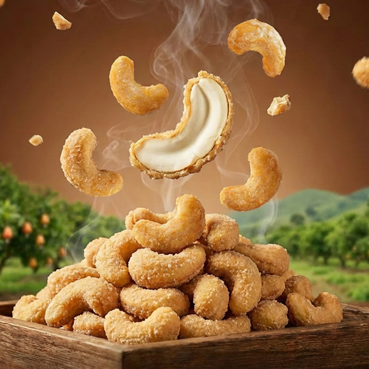 ✨<Available Only 30 Days/Year> Premium Vietnamese W240 Cashews, freshly harvested with incredibly rich and plump flesh! ✨