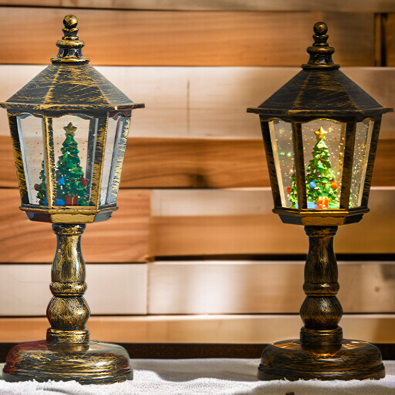 Dekorative Tischlampe als Weihnachtsgeschenk