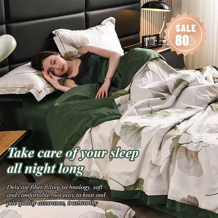 Washed Tencel Breathable Summer Comforter