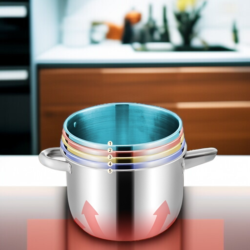 Durable stainless steel fryer for home cooking