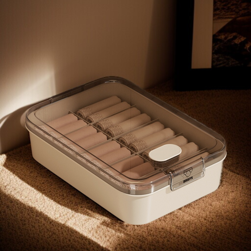 Multi-functional clothing storage box for home use