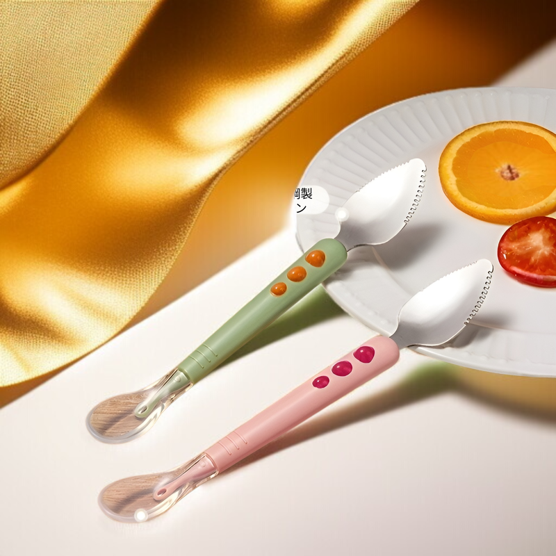 赤ちゃんが使う安全な離乳食スプーン